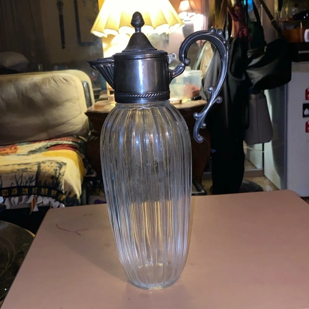 Vintage Silver Plated Italy Ewer Circa 1900 BX39